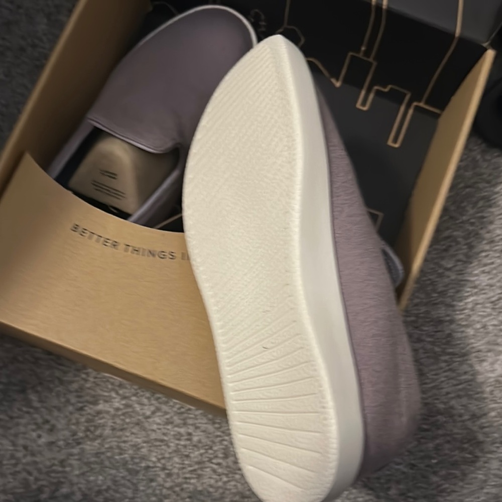 Allbirds Women's Wool Lounger Slip-On Flats - hazy mauve - Picture 2 of 3